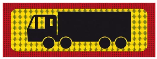 Πινακίδα Φορτηγού Auto Gs Αυτοκόλλητη Π.Α.404