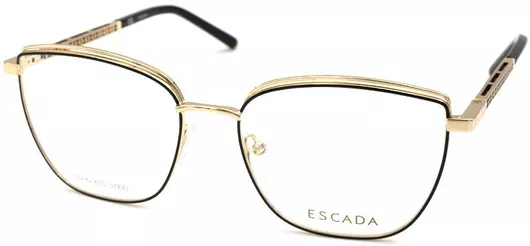 Γυναικείος Σκελετός Γυαλιών Οράσεως Escada Μεταλλικός Πεταλούδα Χρυσό