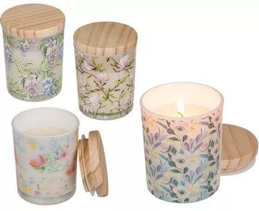 Κερί Out of the Blue Αρωματικό σε Γυάλινο Βαζάκι 7x9cm Τυχαία Επιλογή Σχεδίου