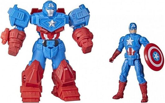 Action Figure Marvel Avengers Ultimate Mech Suit Captain America για 4+ Ετών 15cm