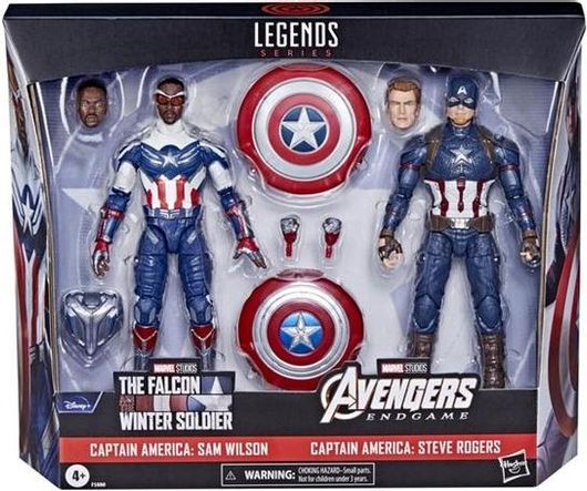 Action Figure Marvel Avengers Sam Wilson & Steve Rogers για 4+ Ετών 15cm