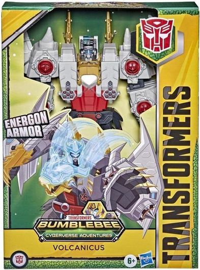 Action Figure Transformers Bumblebee Cyberverse Adventures Dinobots Unite Ultimate Volcanicus για 6+ Ετών