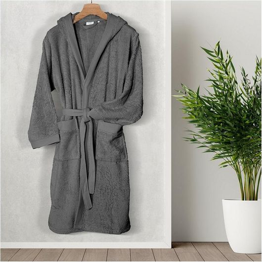 Μπουρνουζι Lino Erma Γκρι L