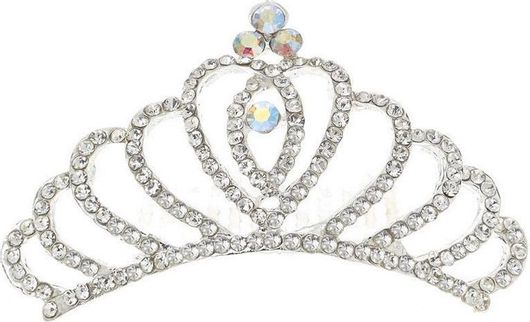 Νυφικό Χτενάκι Μαλλιών Ro-ro Accessories Κορώνα 4 / 6.5*3cm