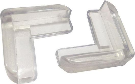 Προστατευτικά για Μωρά Ergo για Γωνίες με Αυτοκόλλητο από Πλαστικό 4τμχ Διάφανο