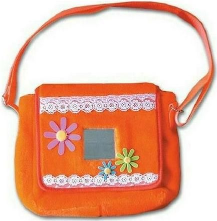 Παιδική Τσάντα Βόλτας Next Illusion Gardan με Γούνα Πορτοκαλί