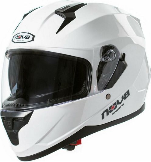 Κράνος Μηχανής Nova Racing 330-DV Full Face με Sunvisor XL Λευκό