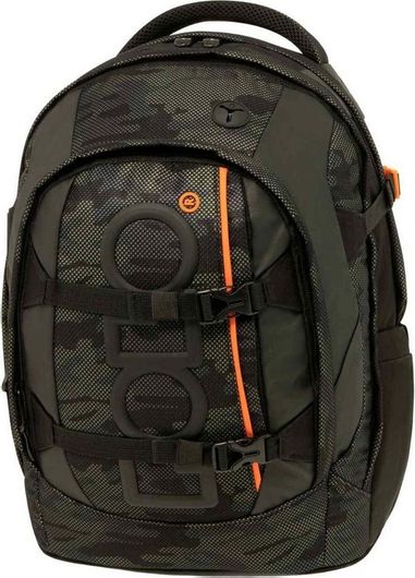 Σχολική Τσάντα Πλάτης Γυμνασίου / Λυκείου Polo Cryptic Green Camo Πράσινο