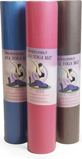 Στρώμα Ασκήσεων Eva Yoga Mat 6mm Τυχαία Επιλογή Χρώματος