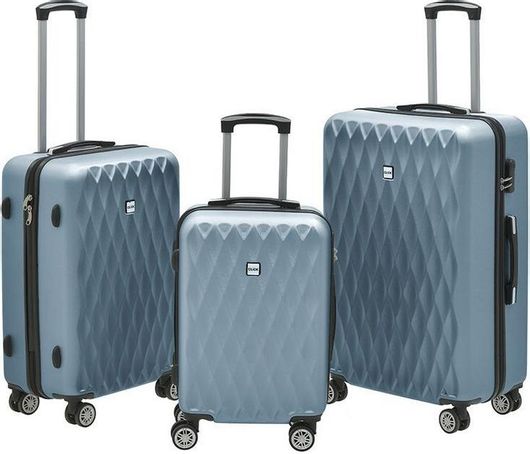 Βαλίτσες Click S / 3 Σετ 3τμχ Καμπίνας / Μεσαία / Μεγάλη Πετρόλ