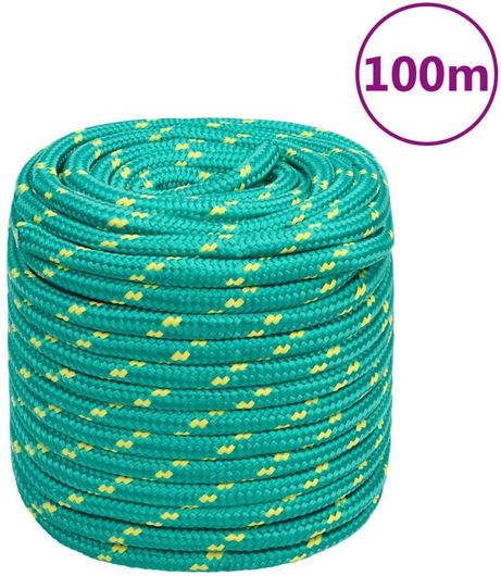 Σχοινί Ναυτιλίας vidaXL από Πολυπροπυλένιο 18mm 100m Πράσινο