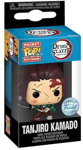Funko Pocket Pop! Keychain Animation: Demon Slayer - Tanjiro Kamado Bloody
