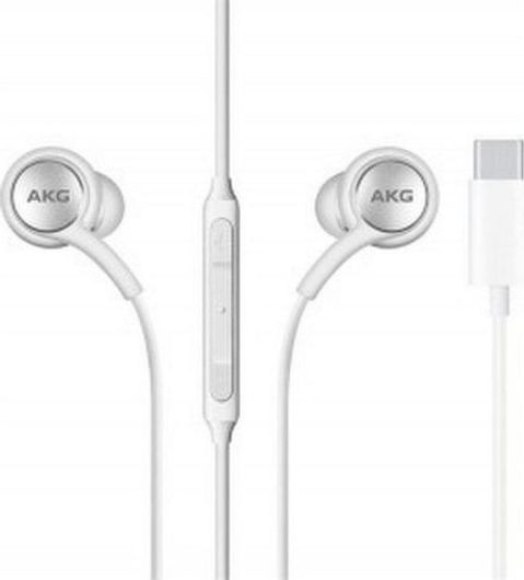 Handsfree Ακουστικά Samsung EO-IC100 Bulk In-ear με Βύσμα USB-C Λευκό