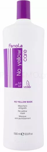Fanola No Yellow Μάσκα Μαλλιών για Προστασία Χρώματος 1000ml