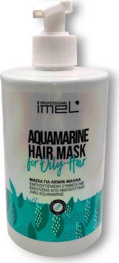 Μάσκα Μαλλιών Imel Aquamarine για Λιπαρότητα 500ml
