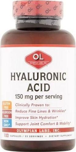 Olympian Labs Hyaluronic Acid 150mg Συμπλήρωμα για την Υγεία Αρθρώσεων & Οστών 100 Κάψουλες
