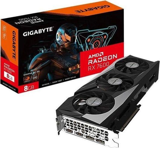 Κάρτα Γραφικών Gigabyte Radeon RX 7600 8GB GDDR6 Gaming OC