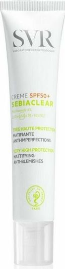 Αντηλιακό Προσώπου SVR Laboratoire Dermatologique Sebiaclear Κρέμα SPF50 40ml
