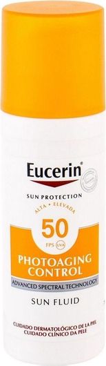 Αντηλιακό Προσώπου Eucerin Sun Fluid Photoaging Control Αδιάβροχη Λοσιόν SPF50 50ml