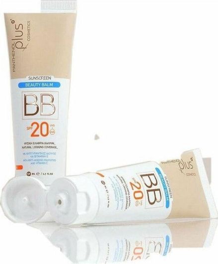 Αντηλιακή Κρέμα Προσώπου Panthenol Plus Sunscreen Beauty Balm SPF20 με Χρώμα 50ml