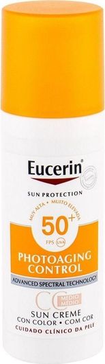 Αντηλιακό Προσώπου Eucerin Sun Creme Tinted Photoaging Control Κρέμα SPF50 με Χρώμα 50ml