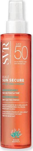 Αντηλιακό Λάδι Σώματος SVR Laboratoire Dermatologique Sun Secure Dry Satin Finish Αδιάβροχο SPF50 σε Spray 200ml