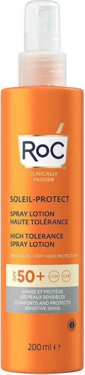 Αντηλιακή Λοσιόν Σώματος Roc Soleil-Protect High Tolerance Lotion SPF50 σε Spray 200ml