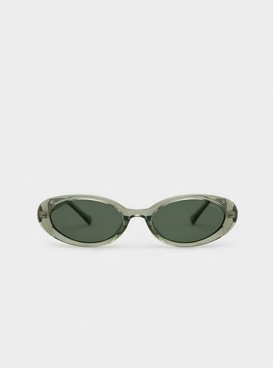 Γυναικεία Γυαλιά Ηλίου Hanley Finn με Πράσινο Κοκκάλινο Σκελετό & Πράσινο Polarized Φακό