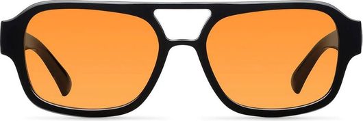 Γυαλιά Ηλίου Meller Shipo με Μαύρο Κοκκάλινο Σκελετό & Πορτοκαλί Polarized Φακό