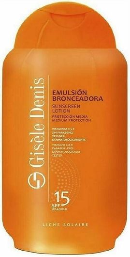 Αντηλιακή Κρέμα Σώματος Gisele Denis Emulsión Bronceadora SPF15 400ml