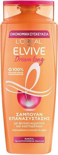 L'Oreal Paris Elvive Dream Long Σαμπουάν Αναδόμησης/Θρέψης & Λείανσης για Ταλαιπωρημένα Μαλλιά 700ml