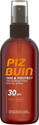 Αντηλιακό Λάδι Σώματος Piz Buin Tan & Protect Oil Αδιάβροχο SPF30 σε Spray 150ml