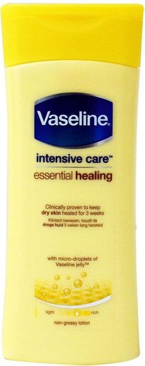 Lotion Σώματος Vaseline Intensive Care Essential Healing Ενυδατική για Ξηρές & Ευαίσθητες Επιδερμίδες 200ml
