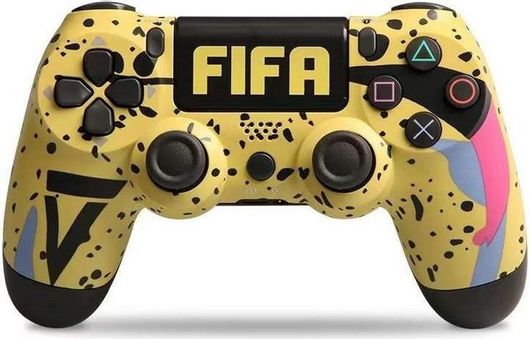 Factory Doubleshock FIFA Ασύρματο Gamepad για PS4 Κίτρινο