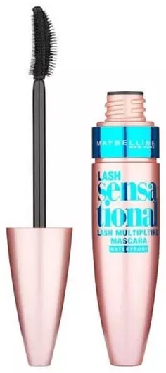 Maybelline Lash Sensational Αδιάβροχη Mascara για Όγκο Black 9.5ml