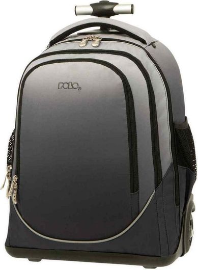 Σχολική Τσάντα Τρόλεϊ Δημοτικού Polo Uplow 35x21x42cm Γκρι