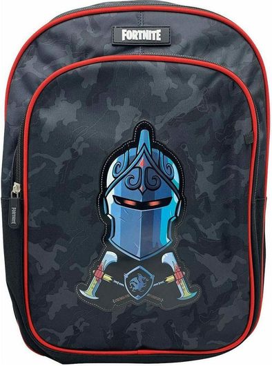 Σχολική Τσάντα Πλάτης Δημοτικού Bagtrotter Fortnite 31x15x42cm Γκρι