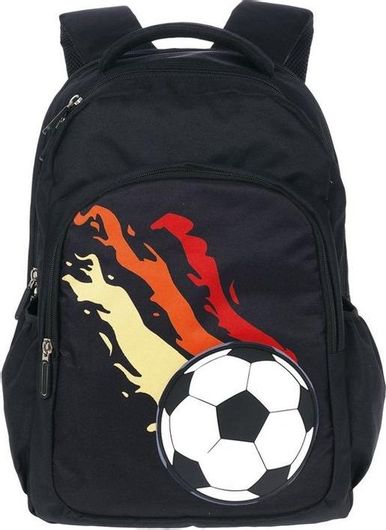 Σχολική Τσάντα Πλάτης Δημοτικού Lyc Sac 42x30x15cm Μαύρο