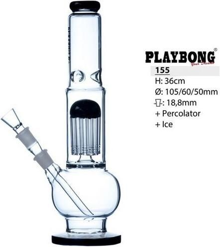 Bong Playbong 155 Γυάλινο 