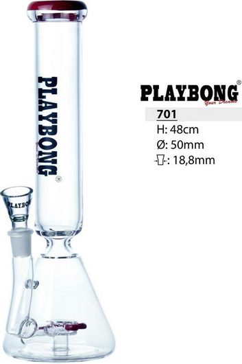 Bong Playbong 701 Γυάλινο Διάφανο