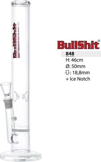 Bong Bullshit 848 Γυάλινο Διάφανο