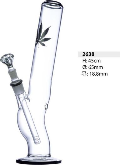 Bong Bull Tec 2638 Γυάλινο Πολύχρωμο