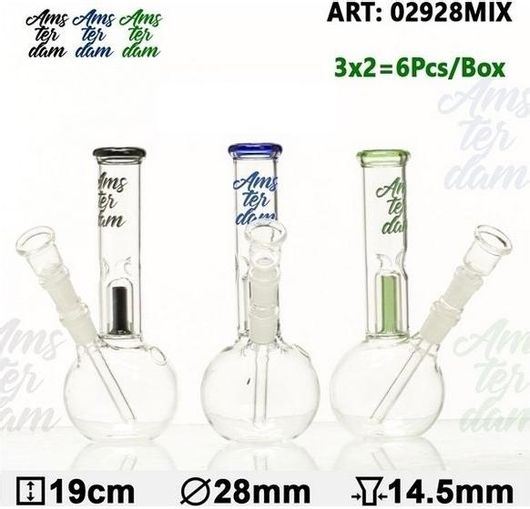 Bong Amsterdam 2928 Γυάλινο Πολύχρωμο