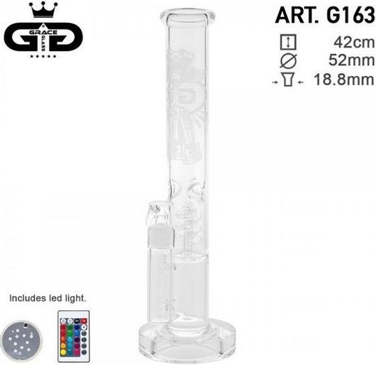 Bong Grace G163 Γυάλινο Ίσιο Διάφανο
