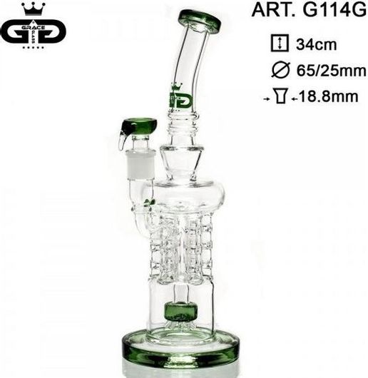 Bong Grace OG G114G Γυάλινο Πράσινο