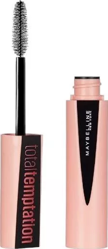 Maybelline Total Temptaption Washable Mascara για Μήκος & Όγκο Blackest Black 8.6ml