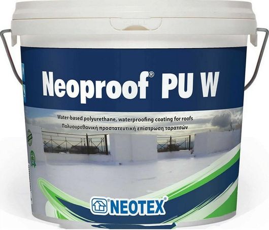 Στεγανωτικό Neotex Neoproof PU W Ακρυλικό Επαλειφόμενο Πολυουρεθάνης 13kg Λευκό
