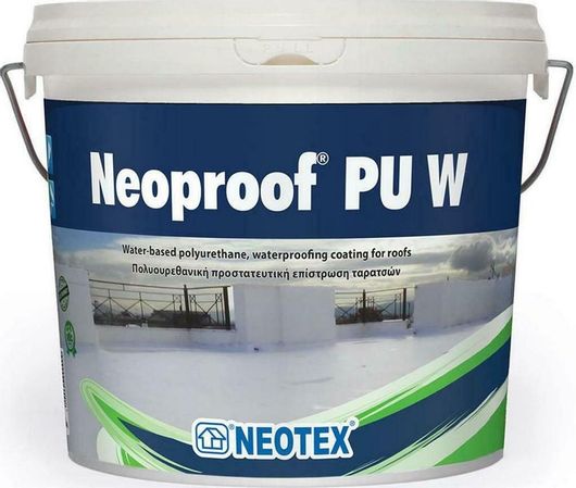 Στεγανωτικό Neotex Neoproof PU W Ακρυλικό Επαλειφόμενο Πολυουρεθάνης 4kg Λευκό