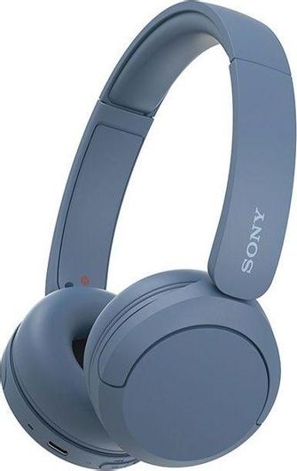Sony WH-CH520 Ασύρματα Bluetooth On Ear Ακουστικά με 50 ώρες Λειτουργίας & Quick Charge Μπλε