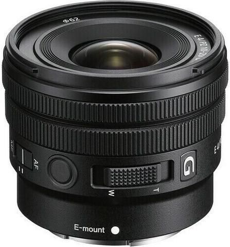 Crop Φωτογραφικός Φακός Sony 10-20mm f / 4 PZ G Ultra-Wide Zoom για Sony E Mount Black